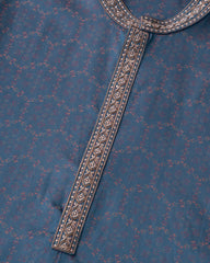 Regular Fit Embroidered Semi-Formal Panjabi