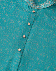 Regular Fit Embroidered Semi-Formal Panjabi