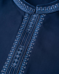 Regular Fit Embroidered Semi-Formal Kabli Set
