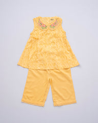 Newborn Girls' Ethnic Set (3-6 Months)