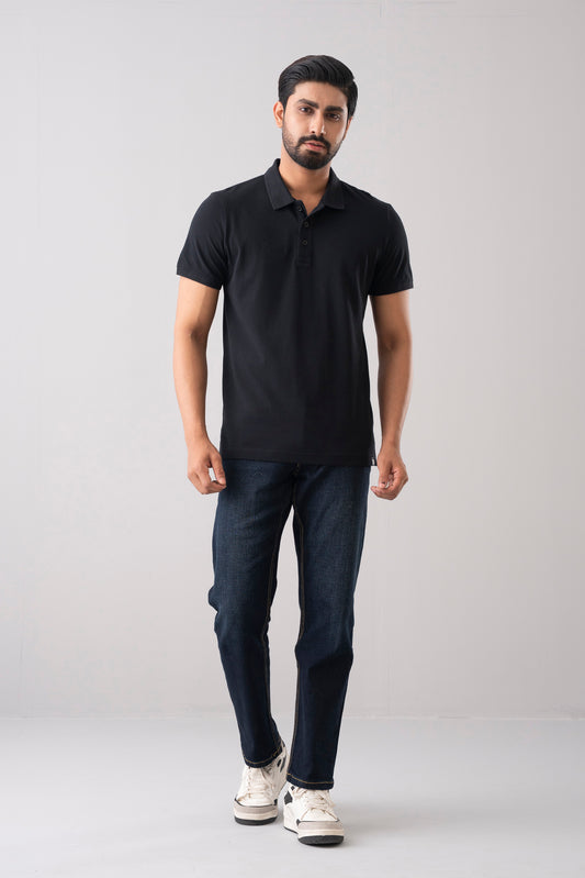 Men’s Regular Fit Solid Polo Shirt