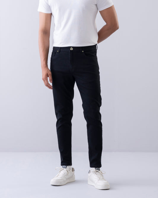 Carrot Fit Black Jeans