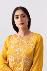 Smart Fit Embroidered Ethnic Kurti