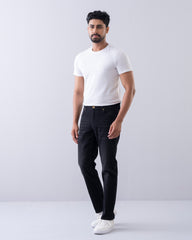 Straight Fit Black Jeans