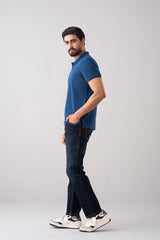 Men’s Regular Fit Solid Polo Shirt