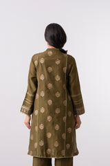 Smart Fit Embroidered Three-Piece Ethnic Set