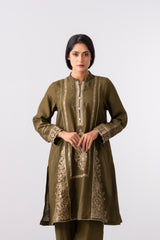 Smart Fit Embroidered Three-Piece Ethnic Set