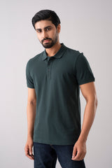 Regular Fit Solid Polo Shirt
