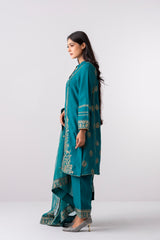 Smart Fit Embroidered Three-Piece Ethnic Set