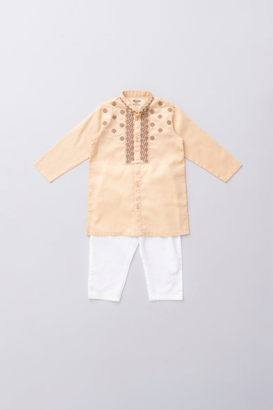 Newborn Boys' Panjabi Set (0-6 Months)