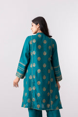 Smart Fit Embroidered Three-Piece Ethnic Set