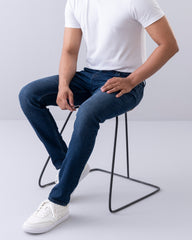 Tapered fit Pale Blue Jeans