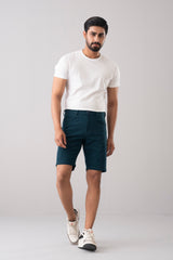 Slim Fit Solid Shorts