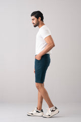 Slim Fit Solid Shorts