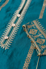 Smart Fit Embroidered Three-Piece Ethnic Set