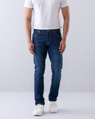 Slim Fit Oxford Blue Jeans