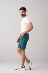 Slim Fit Solid Shorts
