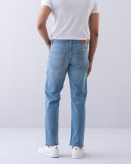 Straight Fit Blue Jeans