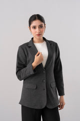 Smart Casual Knit Blazer