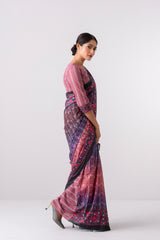 Digital Printed Cotton Saree