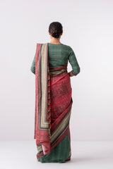 Digital Printed Cotton Saree
