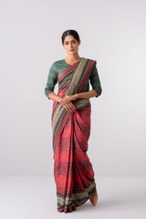 Digital Printed Cotton Saree
