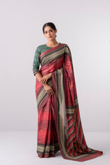 Digital Printed Cotton Saree