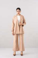 Straight Fit Semi-Formal Twill Pants