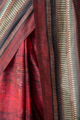 Digital Printed Cotton Saree