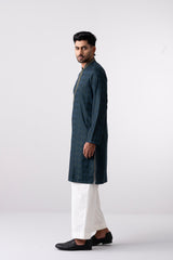 Regular Fit Embroidered Semi-Formal Panjabi