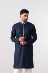Regular Fit Embroidered Semi-Formal Panjabi