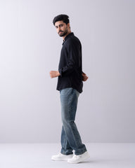 Regular Fit Solid Casual Shirt