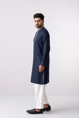 Regular Fit Embroidered Semi-Formal Panjabi