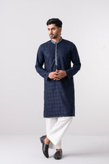 Regular Fit Embroidered Semi-Formal Panjabi