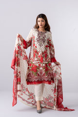 Smart Fit Digital Printed Two-Piece Lawn with Cotton Dupatta