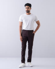Slim Fit Texture Chinos