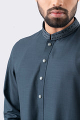 Regular Fit Embroidered Formal Ethnic Kurta Set