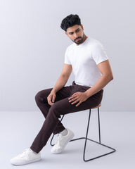 Slim Fit Texture Chinos