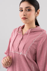 Regular Fit Embroidered Hoodie