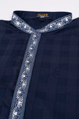 Regular Fit Embroidered Semi-Formal Panjabi