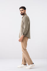 Straight Fit Fashion Trousers