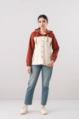 Regular Fit Woven Hoodie