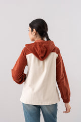 Regular Fit Woven Hoodie