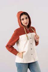 Regular Fit Woven Hoodie