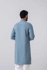 Regular Fit Cord-Embroidered Formal Panjabi