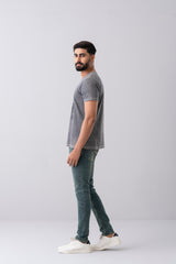 Regular Fit Vintage Wash Printed T-Shirt