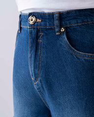 Baggy Fit Navy Jeans
