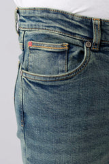 Slim Fit Moss Green Jeans