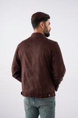 Classic Suede Biker Jacket