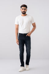 Slim Fit Black Jeans